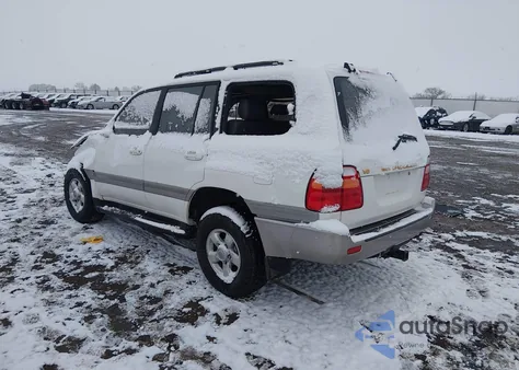 1999 Toyota Land Cruiser z USA, uszkodzony, nr VIN JT3HT05J8X0052650